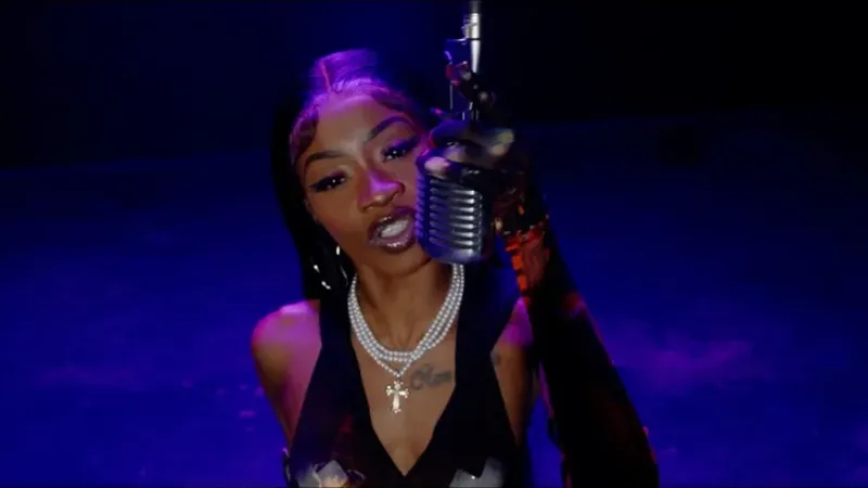 Fire music video still